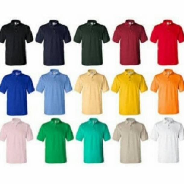 BAJU KAOS PRIA KERAH POLOS KAOS BERKERAH POLO