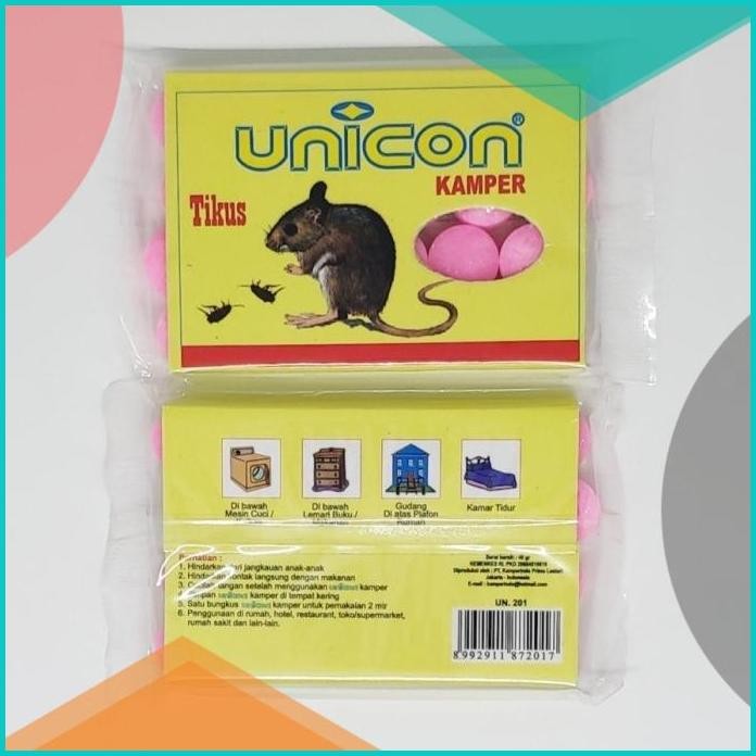 KAMPER PENGUSIR TIKUS / KAMPER UNICON ANTI TIKUS KECOA / KAPUR BARUS