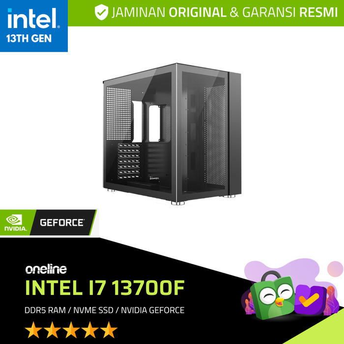 PC Gaming Rakitan RGB Intel Core i7 13700F / 512GB Gen4 / DDR5 RAM