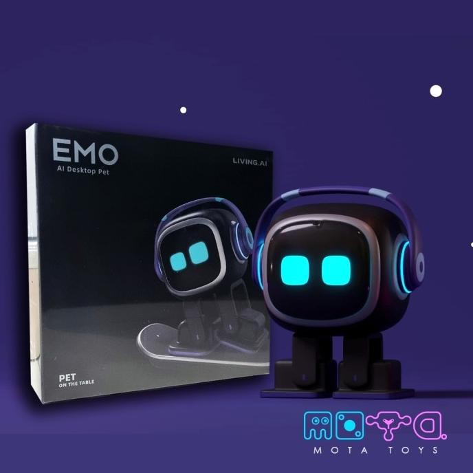 BEBAS ONGKIR - EMO A.I. Desktop Pet Emopet AI Smart Robot Interactive Adaptive Robot