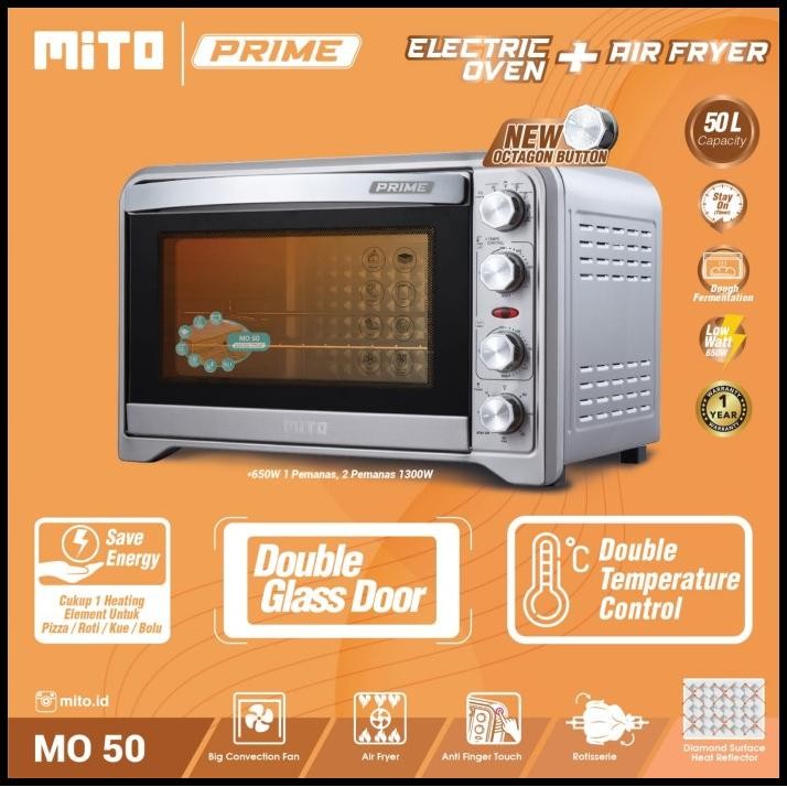 Mito Mo50 Oven + Air Fryer 50 Liter