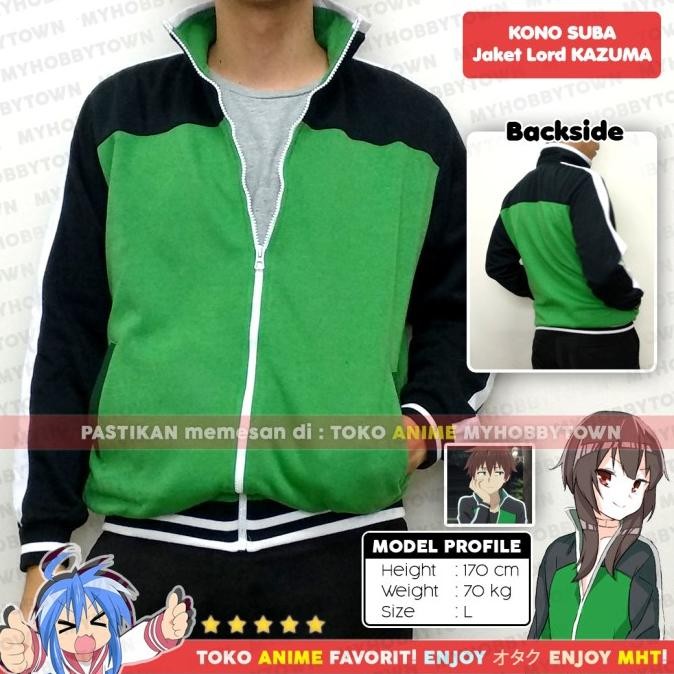 Jaket Anime Konosuba Cosplay Lord Kazuma Satou Kode 1323