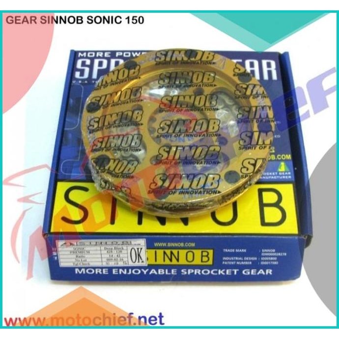 Gear Set Sinnob Sonic 150 Comfort 140BZ4 tools