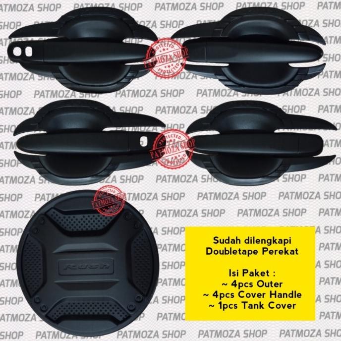 Set Aksesoris Eksterior All New Rush Black Series Original