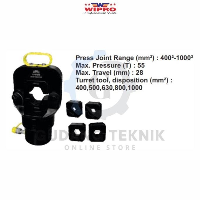 Kepala Skun Hydraulic Wipro Fyq-1000 / Tang Press Skun Hidrolik Wipro