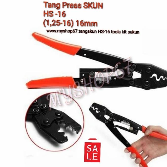 Tang Press Skun HS-16 (1,25-16) Crimping Tool SKUN HS - 16 (16mm)