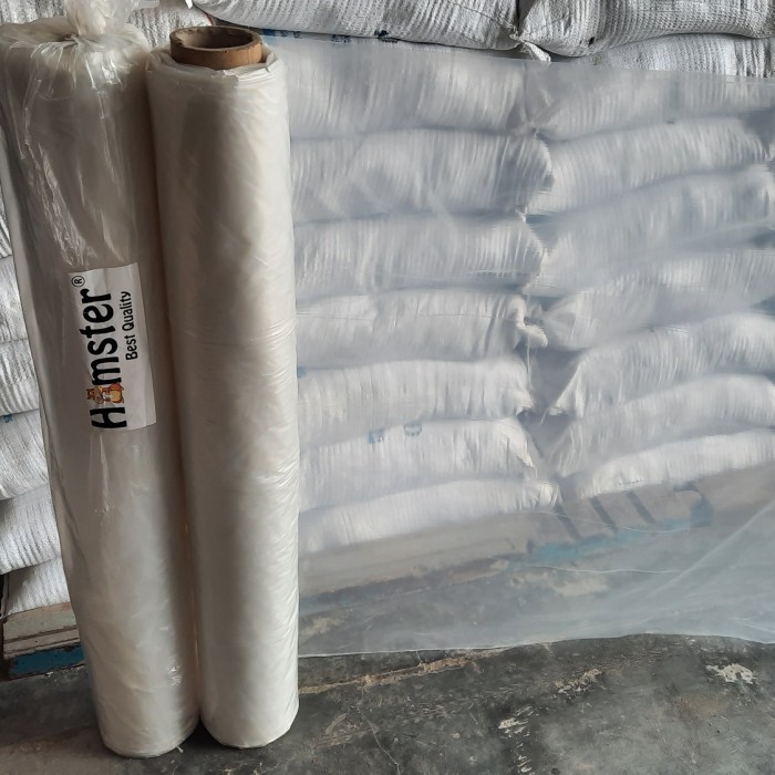 

plastik cor rol-an bening 2 lapis