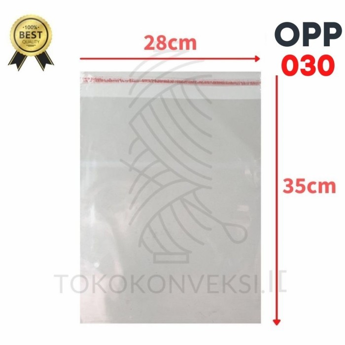

Plastik OPP 500 Lembar 28x35cm - Tebal 05 Micron 030