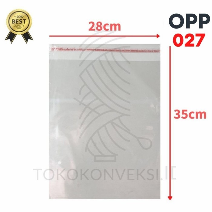 

Plastik OPP 500 Lembar 28x35cm - Tebal 05 Micron 027