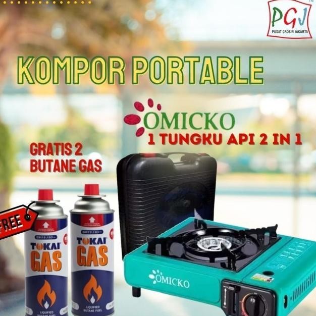 

Kompor Portable Gratis Gas Kaleng 2 Buah