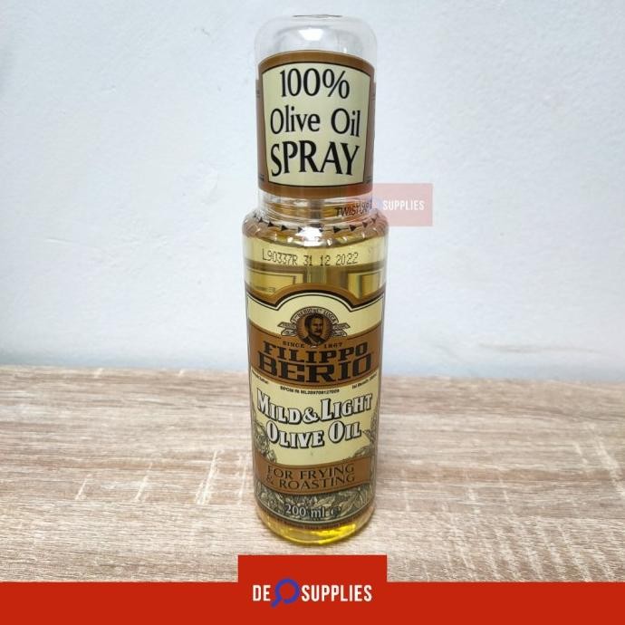 

FILIPPO BERIO EXTRA LIGHY OLIVE OIL SPRAY 200ML- MINYAK ZAITUN SEMPROT ORIGINAL DAN TERPERCAYA