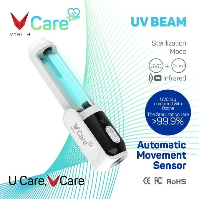 VCare Beam - Sterilizer UV C + Ozone (Bacteria, Virus, Germs Killer)
