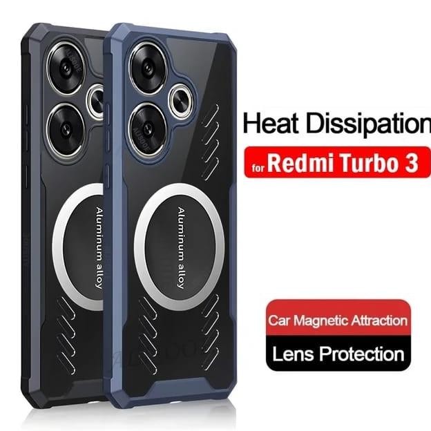 Case POCO F5 F6 Air Vent Cooling Fan Premium Cover