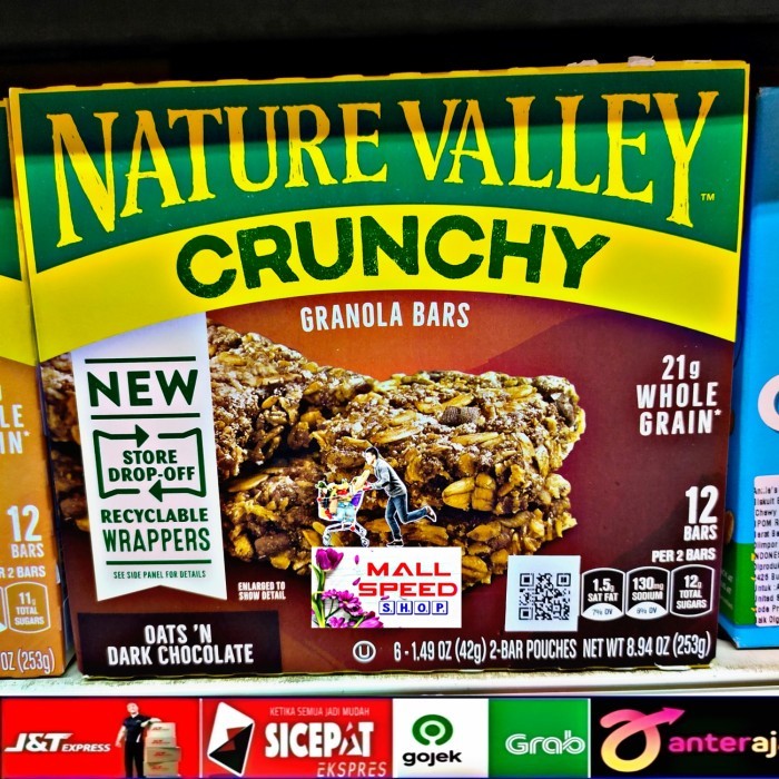 

nature valley granola bar oats & dark chocolate isi 12 bar new