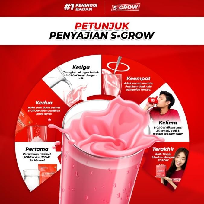 

Susu Peninggi Badan Remaja Terbaik S-GROW Halal & BPOM VS99