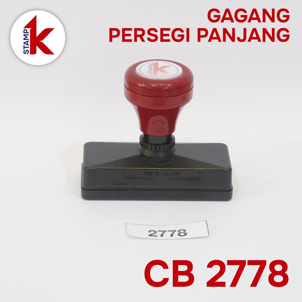 

Gagang Stempel Flash / Warna 2778 CB2778 CB 2778 Persegi Panjang 2778