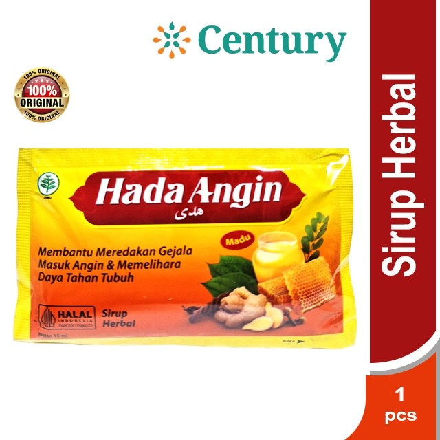 

HADA ANGIN SIRUP HERBAL 1 SASHEET / MASUK ANGIN / DAYA TAHAN TUBUH / MERIANG