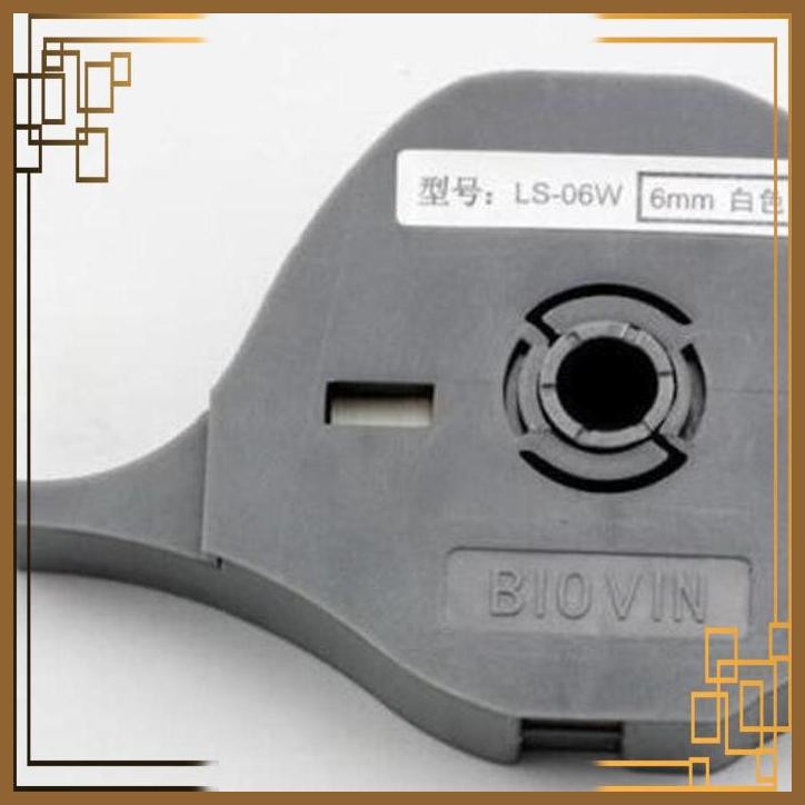 

[PLM] LABEL MESIN PRINTING MARKER TUBE LS-06W PUTIH BIOVIN