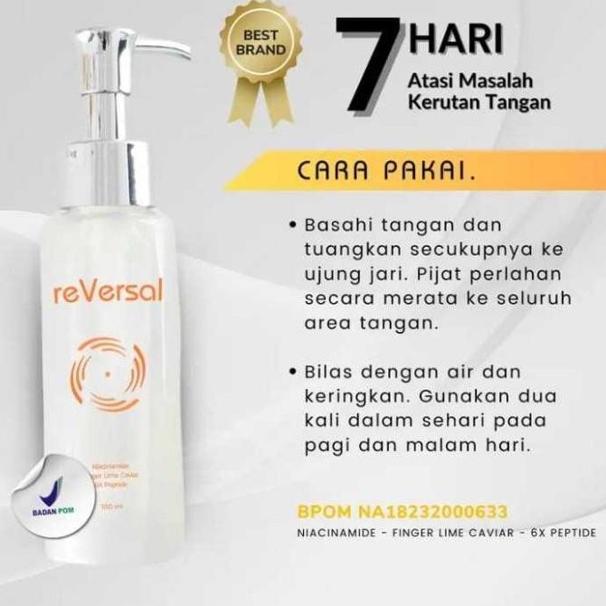 REVERSAL SKIN WASH Untuk atasi tangan kasar, kering kusam & kerutan