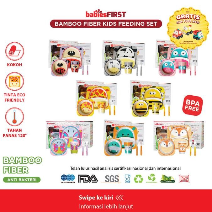 BabiesFirst Feeding Set Animal / Peralatan Bayi Set / Feeding Set bayi