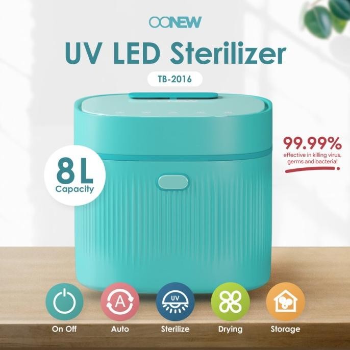 OONEW UV LED Sterilizer with 6 UV-C LED Lights / UV Sterilizer Box