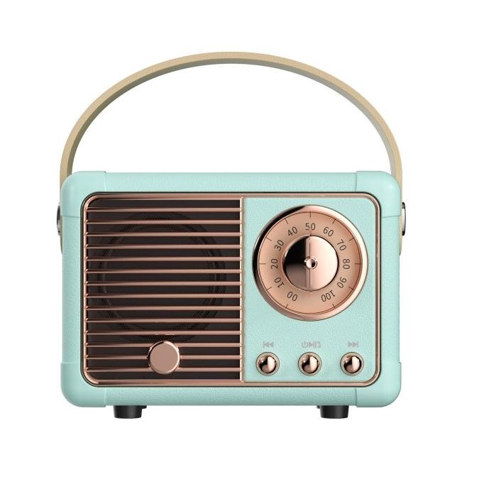 Speaker Mini Lucu Retro Bluetooth  Mini Retro Portable Speaker
