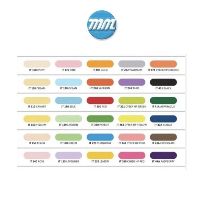 

TERLARIS - Kertas HVS Warna Sidu a4 80gr - 1 rim (500 lembar)