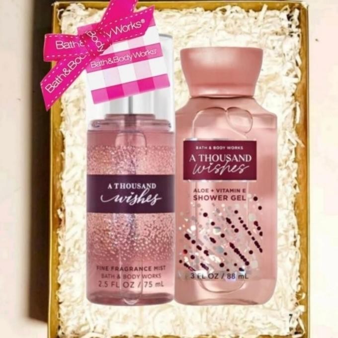 

TERBARU - GIFTSET A THOUSAND WISHES HAMPERS BATH AND BODY WORKS