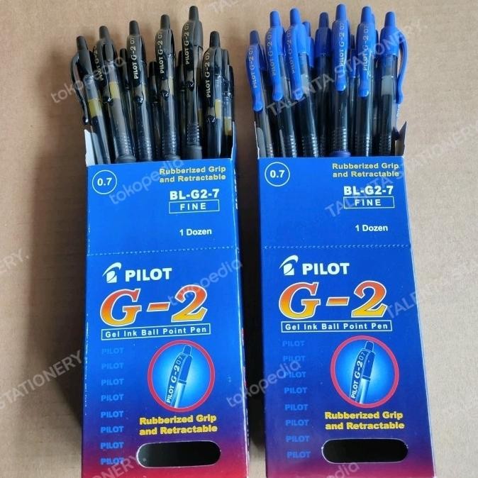 

TERLARIS - pulpen pilot G-2 gel ink ball point pen 0,7mm(BL-G2-7)