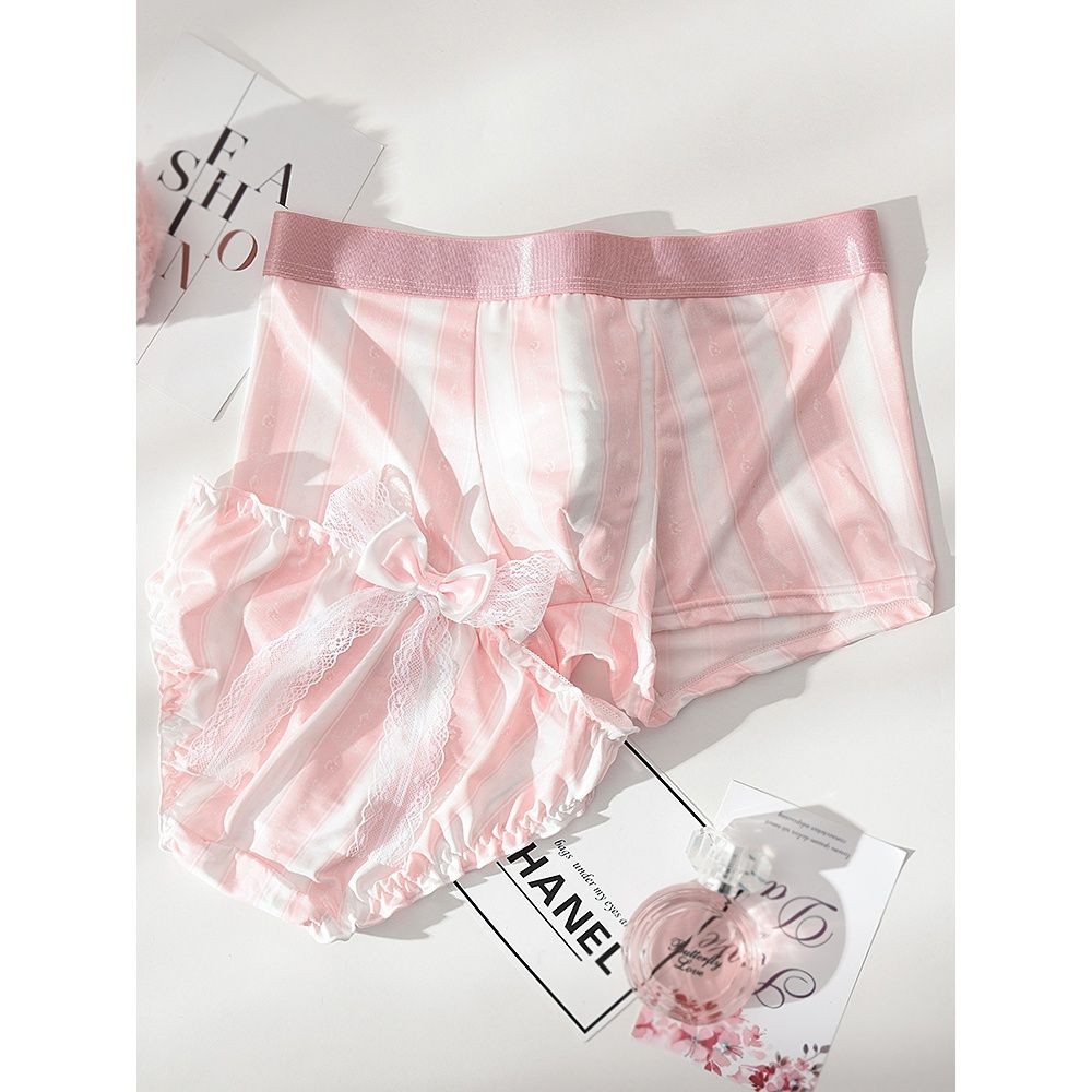 

New Cute Panties Couple Sweet Milk Silk Thin Panties