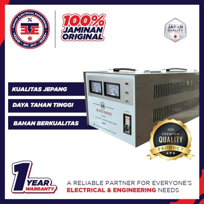 TERMURAH - Stabilizer 5000 Watt Stavol Matsumoto 5000N