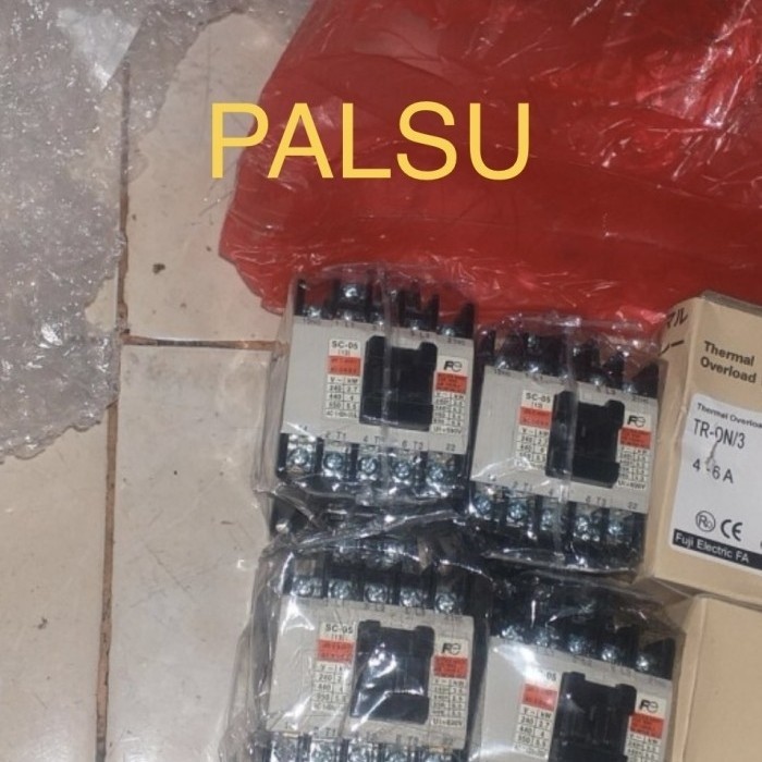 Termurah Contactor Kontaktor Fuji Sc-05 Coil Ac 110,220,380 Vac Fuji Electric