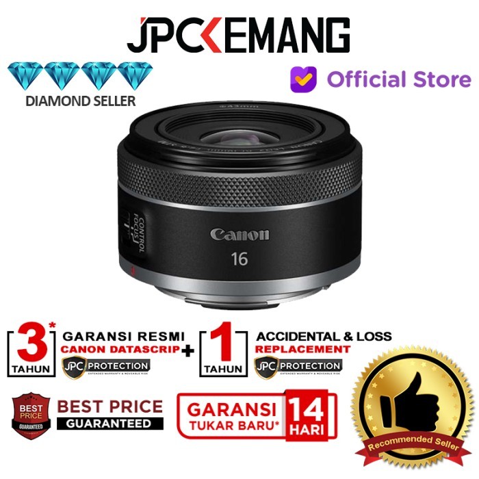 Canon RF 16mm f2.8 STM Fullframe Canon RF16mm 16 mm f/2.8 STM RESMI
