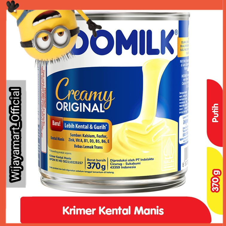 

Indomilk Krimer Kental Manis Putih 370 g