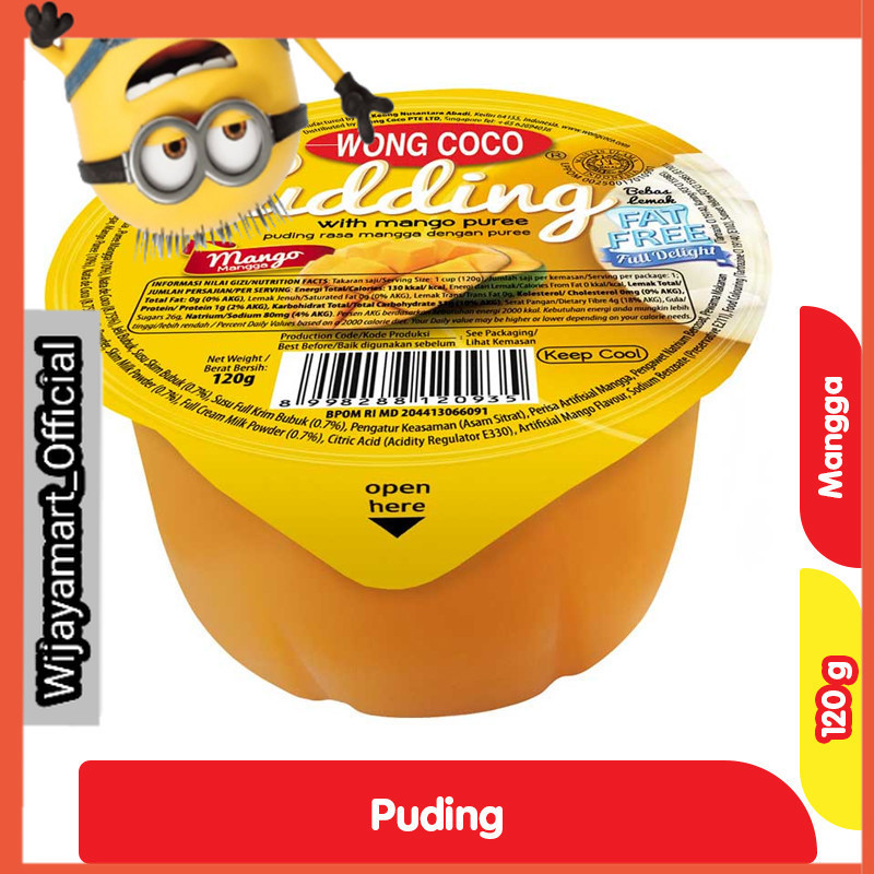 

Wong Coco Puding Mangga 120 g