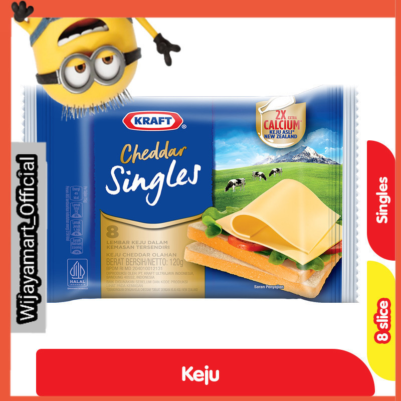

Kraft Keju Tinggi Kalsium Lembaran 8 s