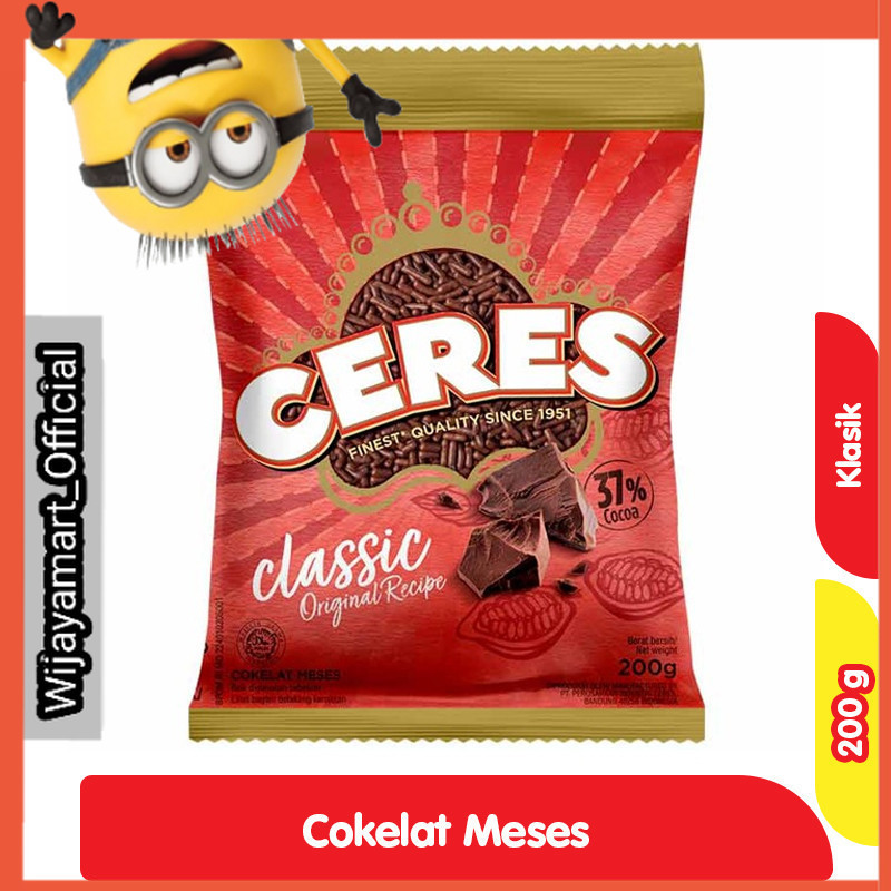 

Ceres Hagelslag Cokelat Meses Klasik 200 g