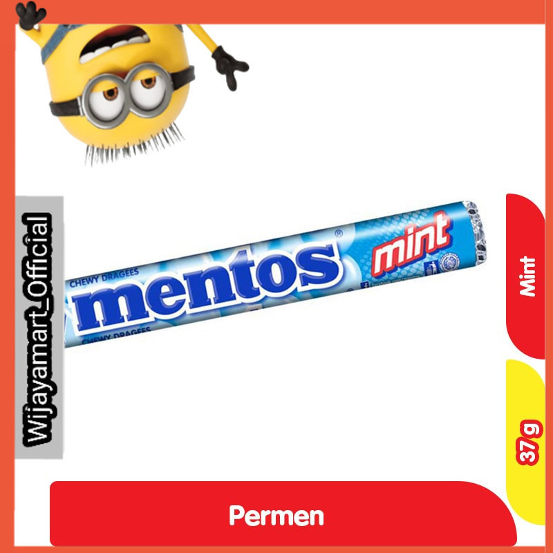 

mentos Permen Mint Roll 37 g