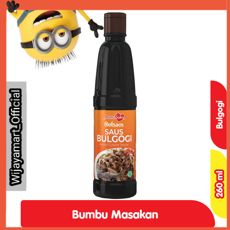 

MamaSuka Delisaos Saus Bulgogi Botol 260 ml
