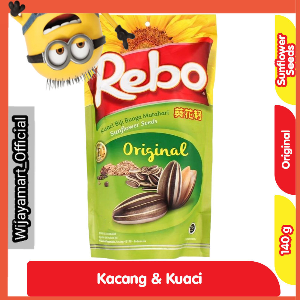 

Rebo Kuaci Biji Bunga Matahari Original 140 g