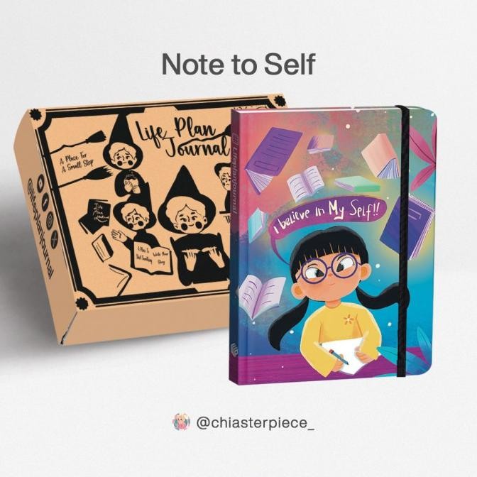 

Sale Life Plan Journal - Dotted Notebook "Note To Self "X @Chiasterpiece_