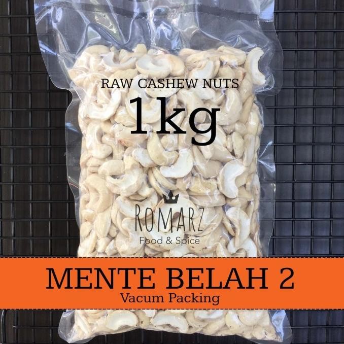 

terbaru mente belah dua 1kg / mede belah 1kg / kacang mente belah 1kg