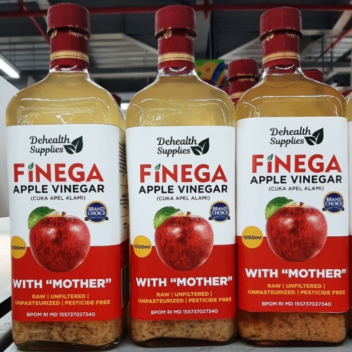 

FINEGA APPLE VINEGAR / CUKA APEL 500ML & 1000ML