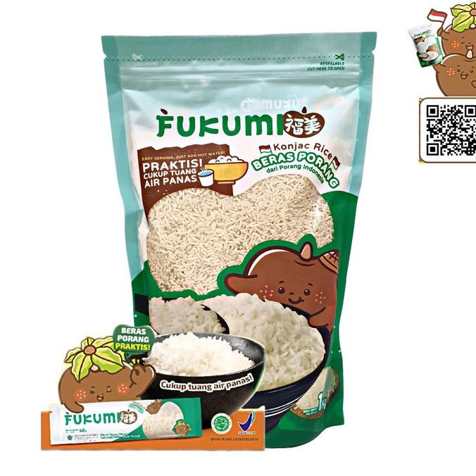 

Beras Porang Fukumi Pouch 1Kg Dengan Gelas Takar