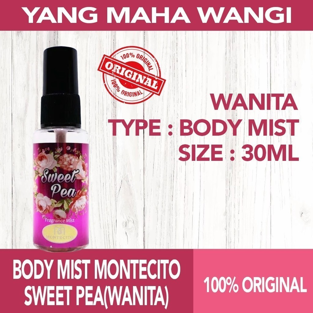 PARFUM MONTECITO FRAGRANCE MIST SWEET PEA 30ML