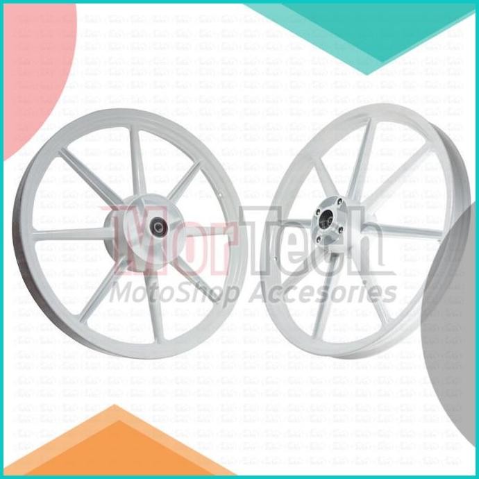 Velg PelekRacing Rossi F1ZR Poswan Jupiter Z 2004 Palang 8 Putih 140B