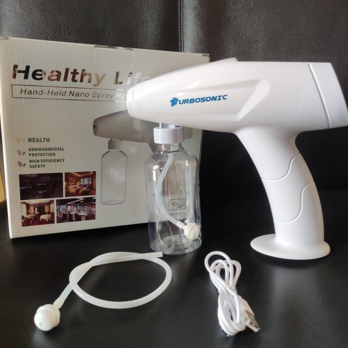 Promo!! Mesin Nano Steam Gun Spray Fogging Turbosonic Cordless Original