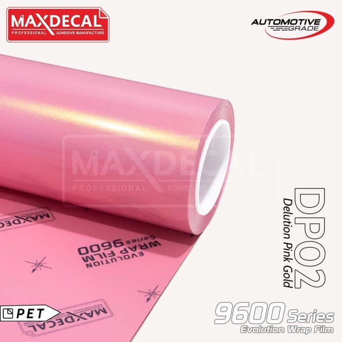 MAXDECAL 9600 DP SERIES LEMBAYUNG PELANGI WRAP MOBIL STIKER STICKER PINK