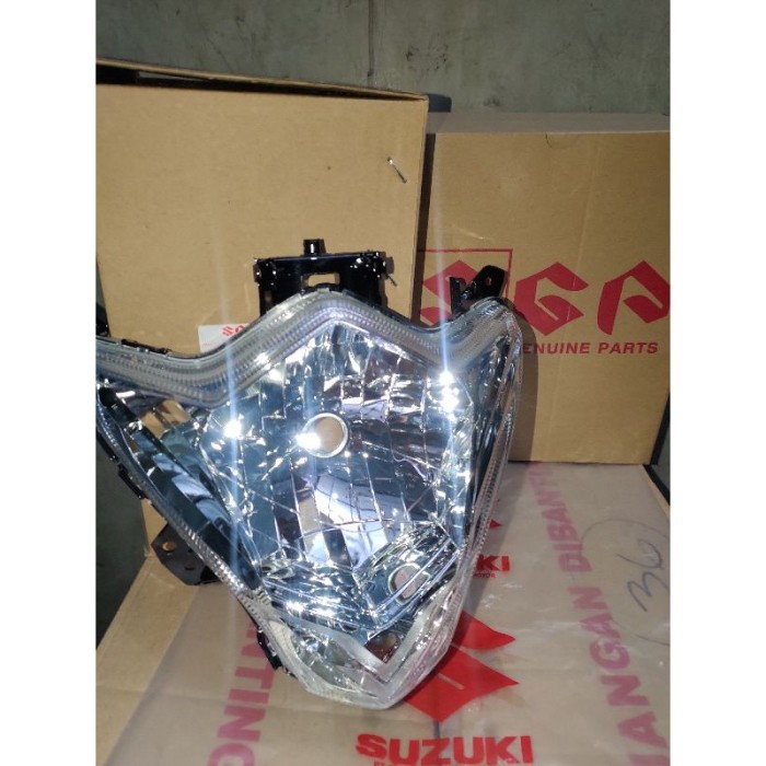 REFLEKTOR MIKA KACA LAMPU DEPAN ORI SUZUKI SATRIA FU FL FACELIFT 2014