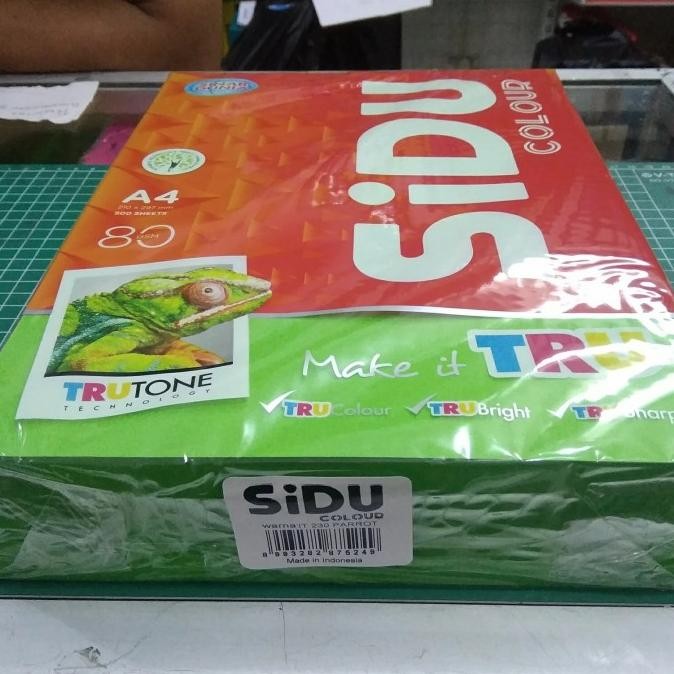 

TERMURAH - Kertas Warna SIDU A4 80gr IT 230 Parrot